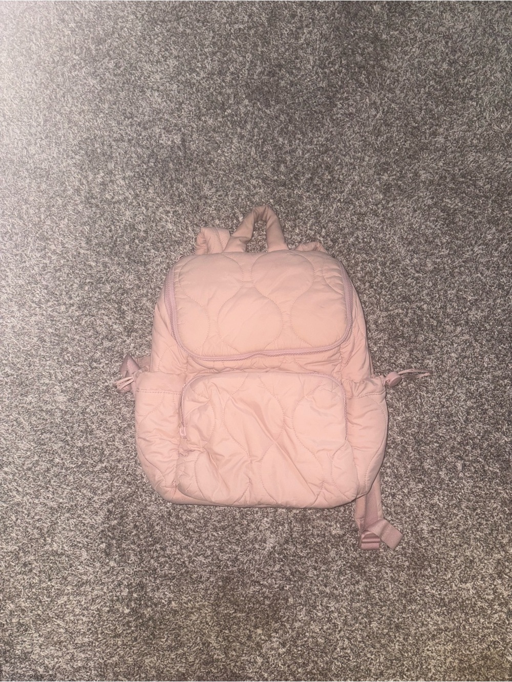 Vera Bradley Quilted Light Pink Backpack